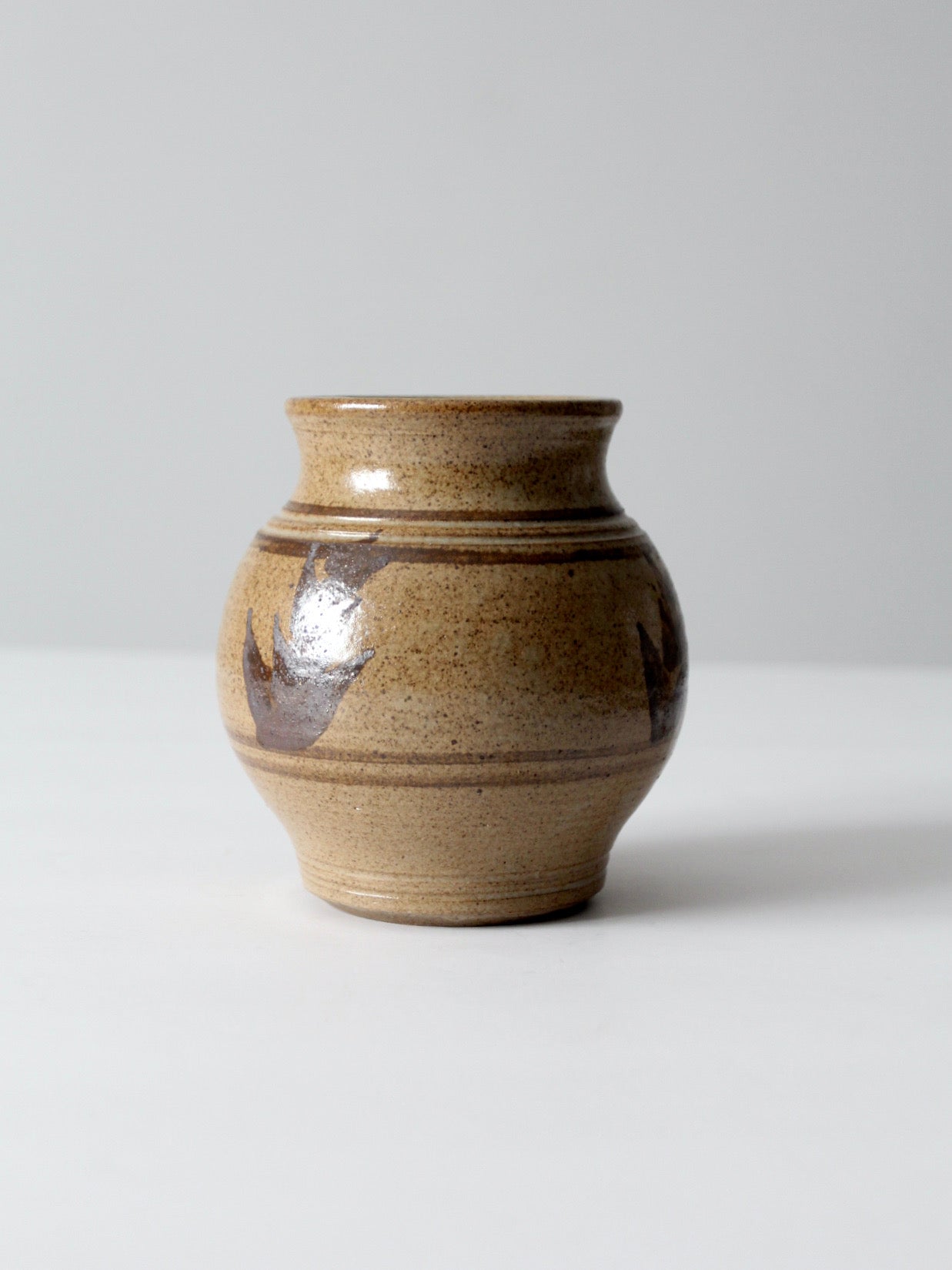vintage studio pottery vase