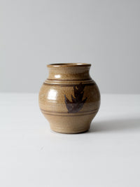 vintage studio pottery vase