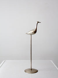 mid-century bird statue