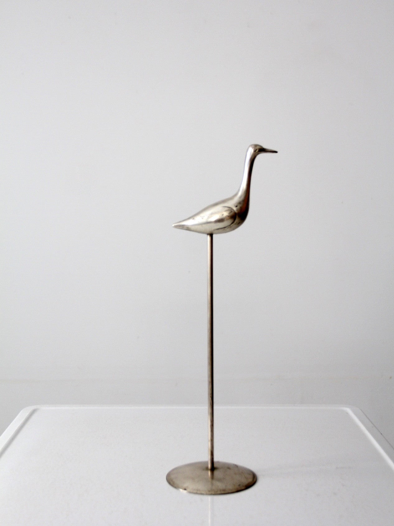 mid-century bird statue