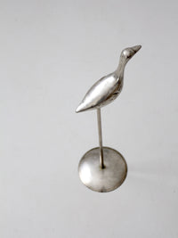 mid-century bird statue