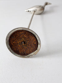 mid-century bird statue