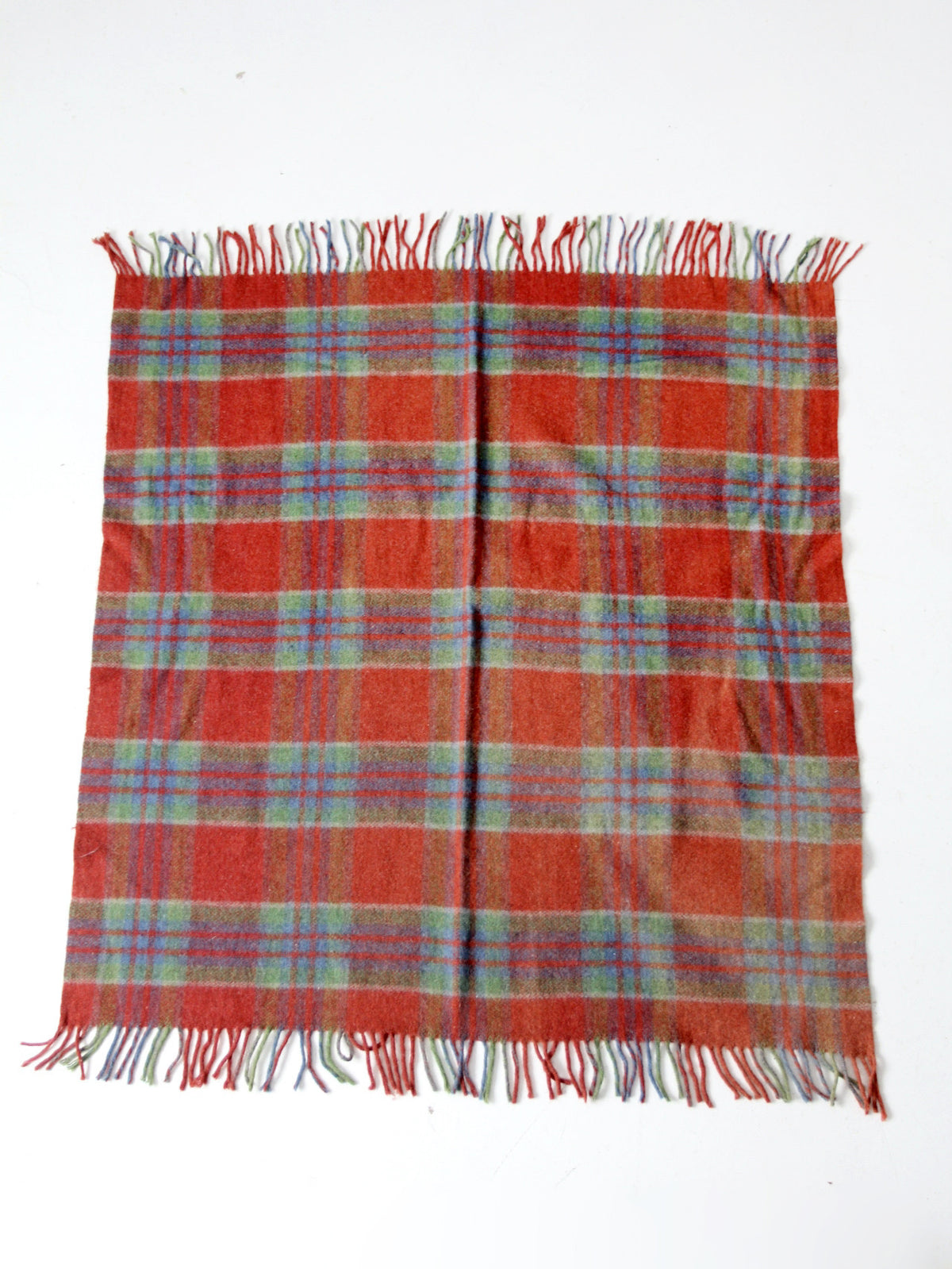 vintage wool plaid blanket