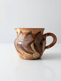 vintage studio pottery pitcher