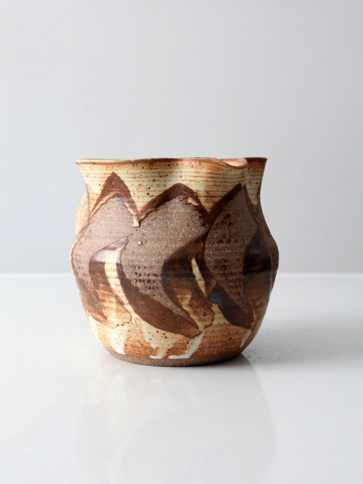 vintage studio pottery pitcher