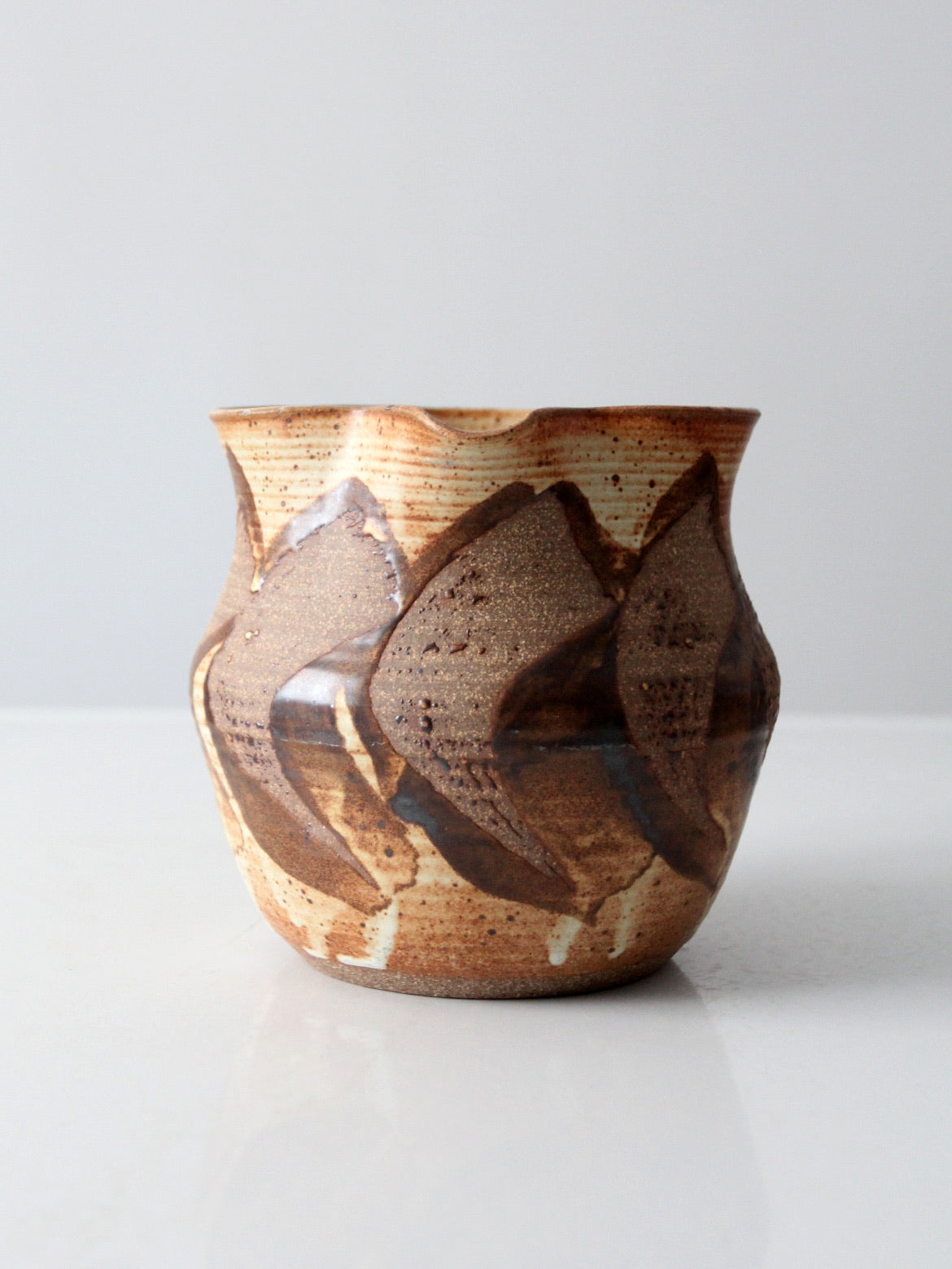 vintage studio pottery pitcher