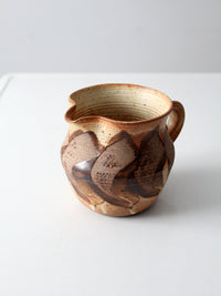 vintage studio pottery pitcher