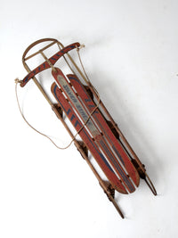 vintage Garton Silver Streak Sled