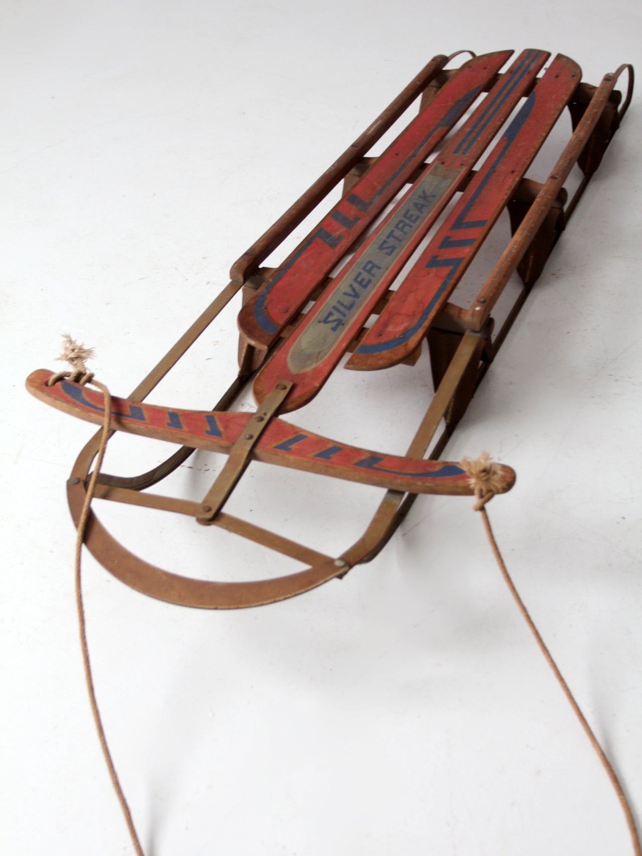 vintage Garton Silver Streak Sled