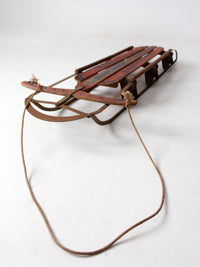 vintage Garton Silver Streak Sled