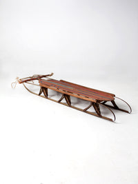 vintage Garton Silver Streak Sled