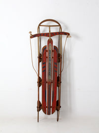 vintage Garton Silver Streak Sled