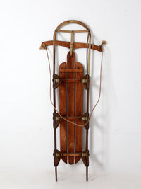 vintage Garton Silver Streak Sled