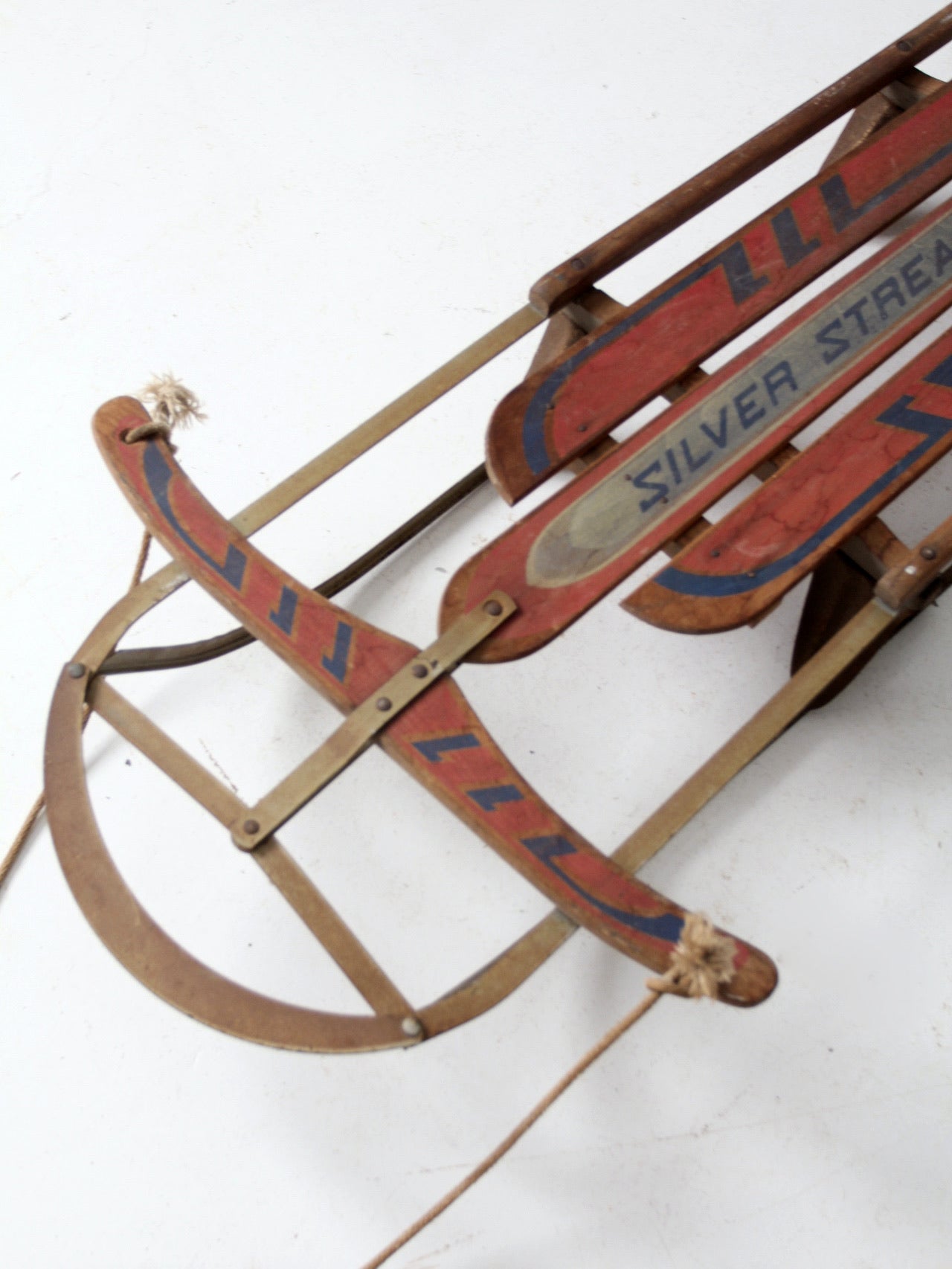 vintage Garton Silver Streak Sled