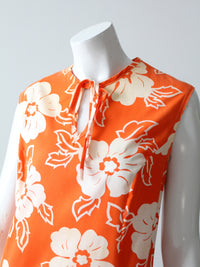 vintage 60s floral dress