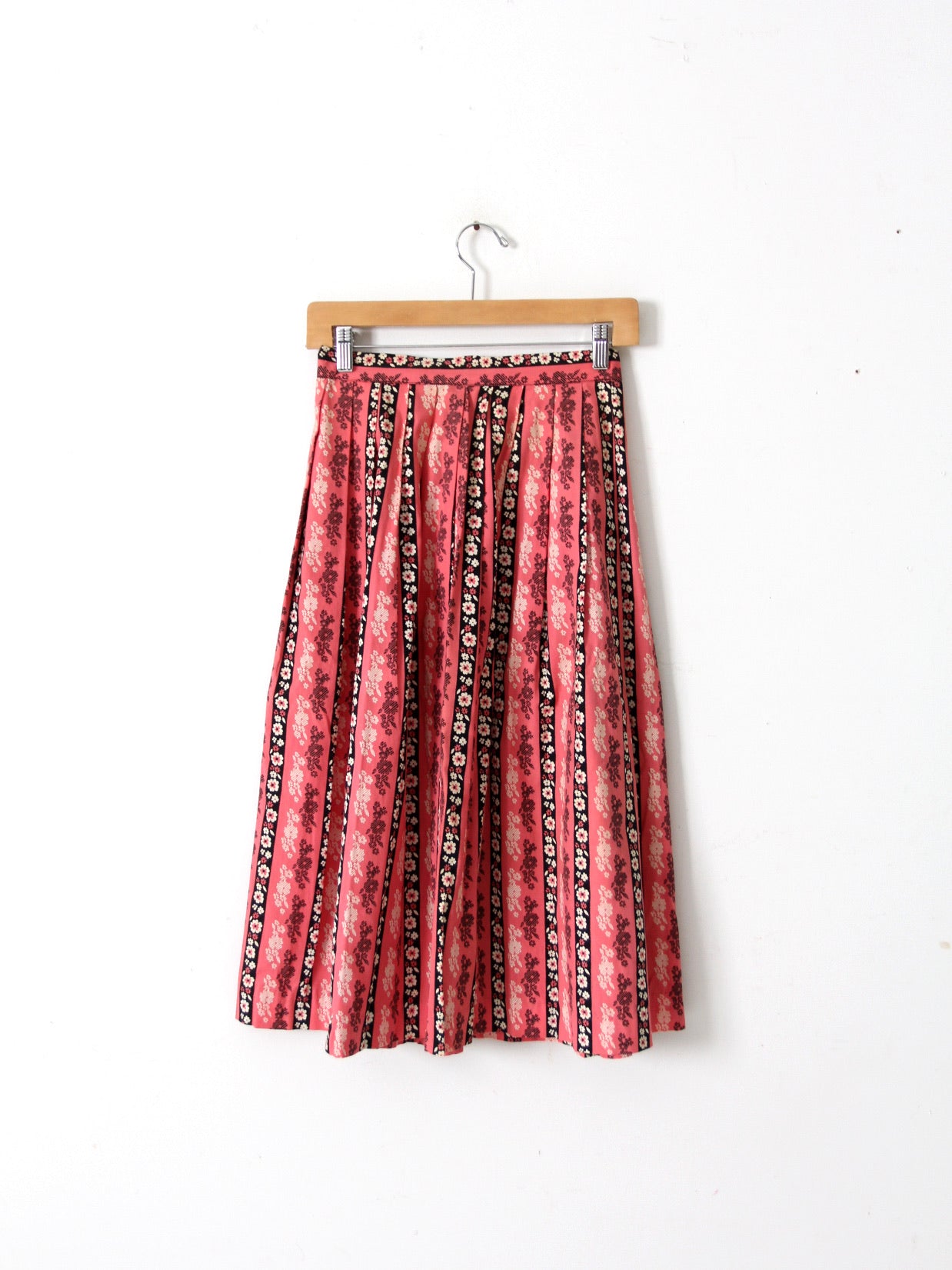 vintage 60s floral skirt by Gale of St Louis