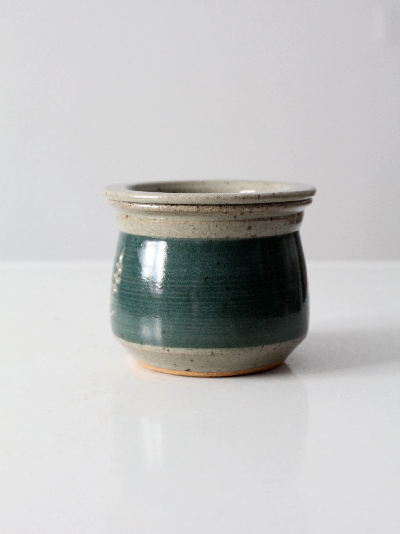 vintage studio pottery jar