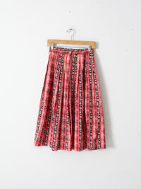 vintage 60s floral skirt by Gale of St Louis