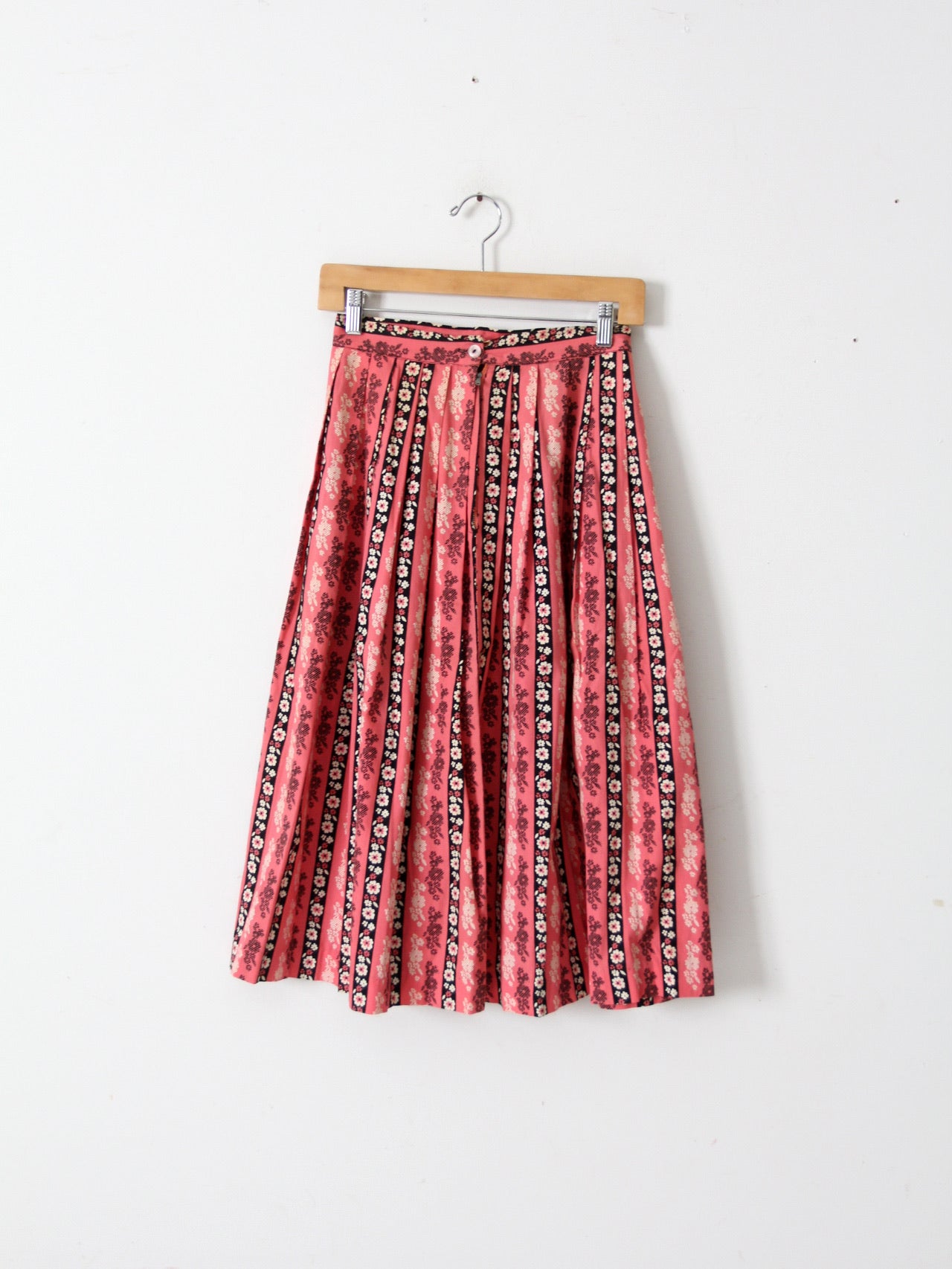 vintage 60s floral skirt by Gale of St Louis