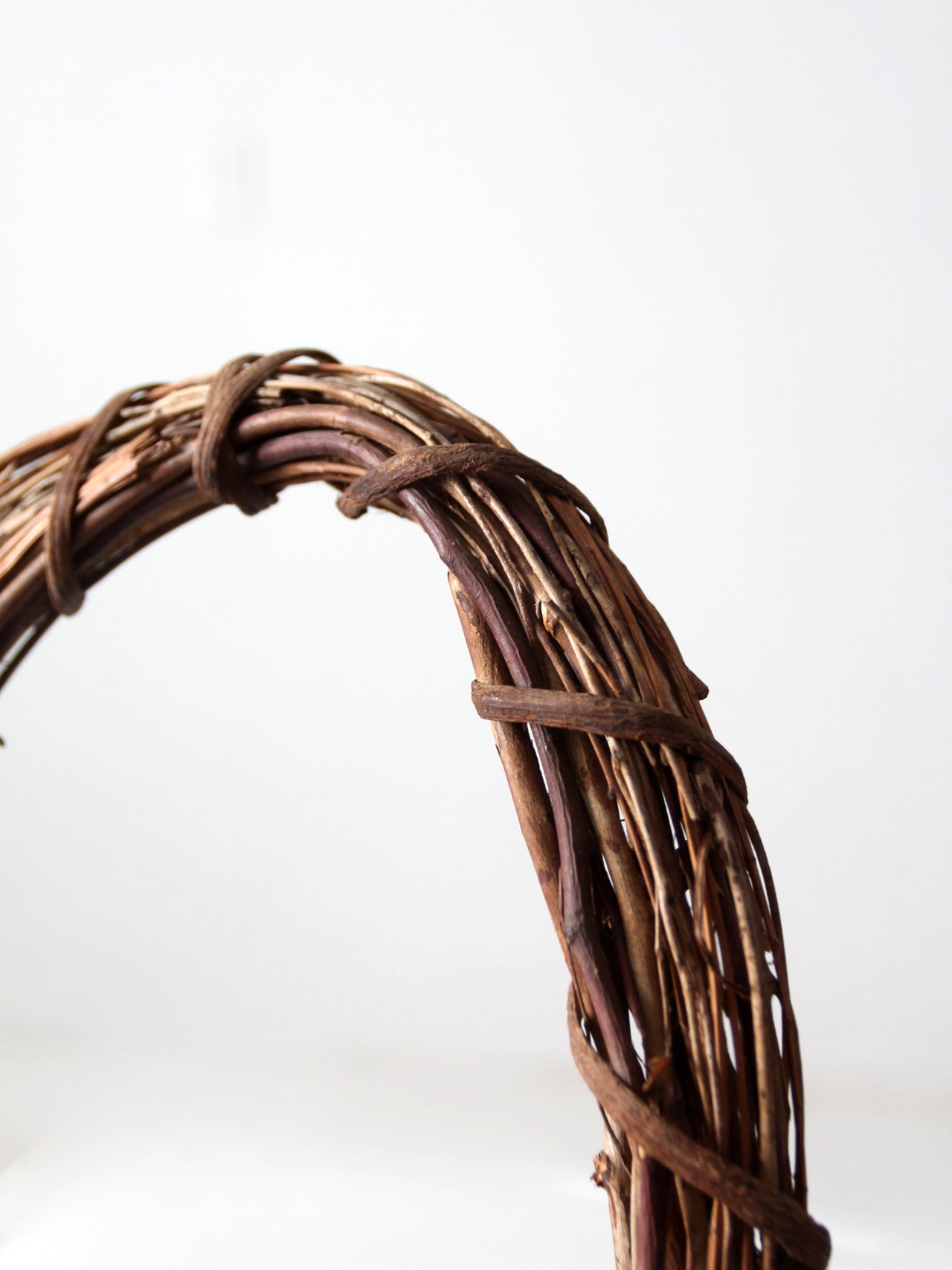 vintage rustic twig basket
