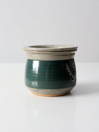 vintage studio pottery jar