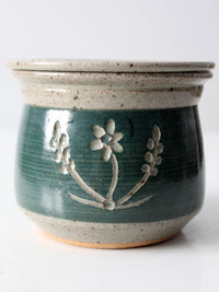 vintage studio pottery jar