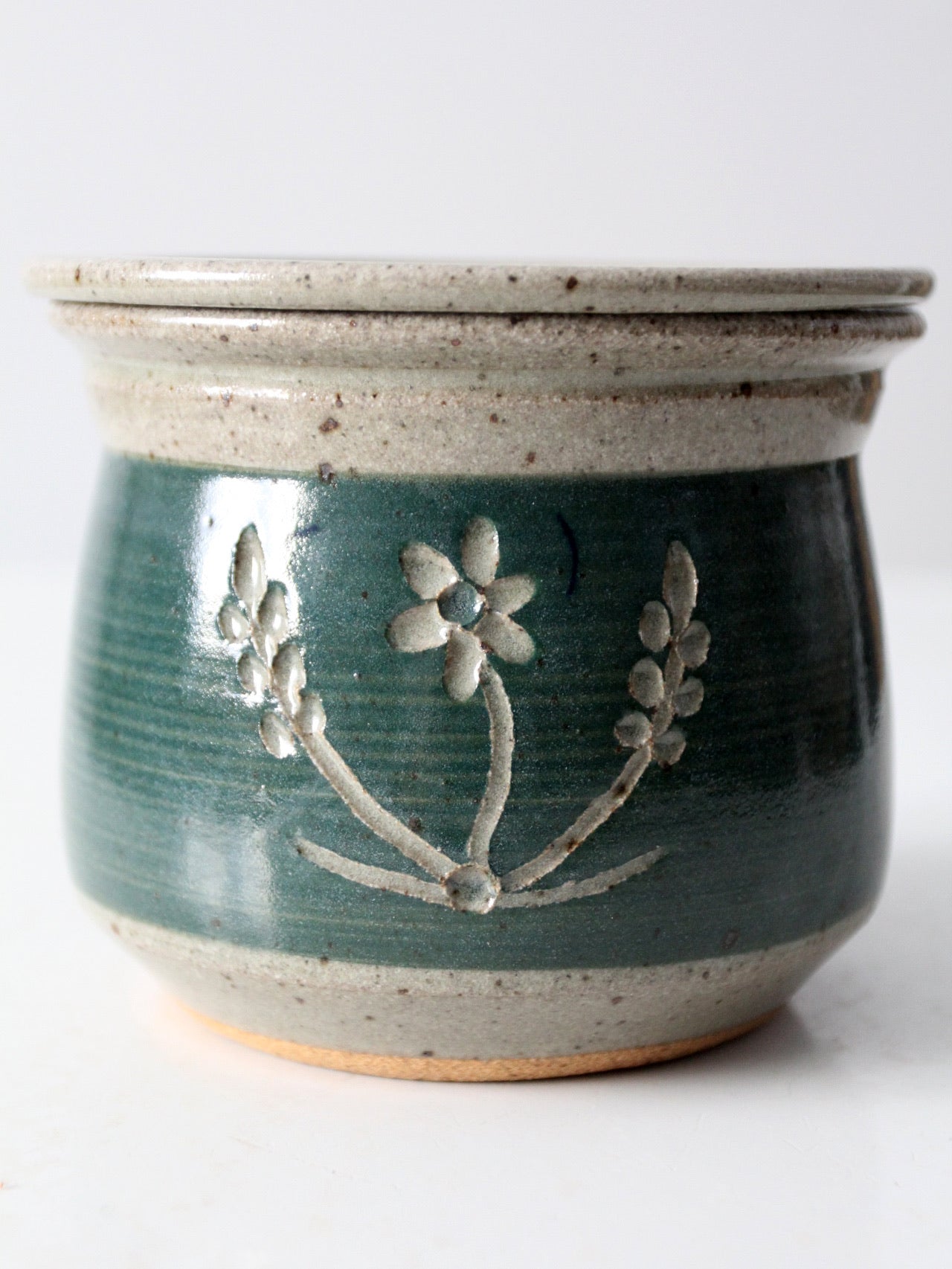 vintage studio pottery jar