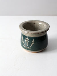 vintage studio pottery jar