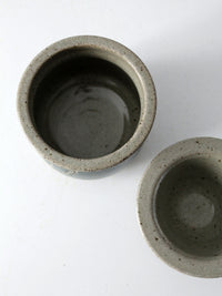 vintage studio pottery jar