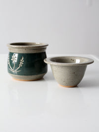 vintage studio pottery jar