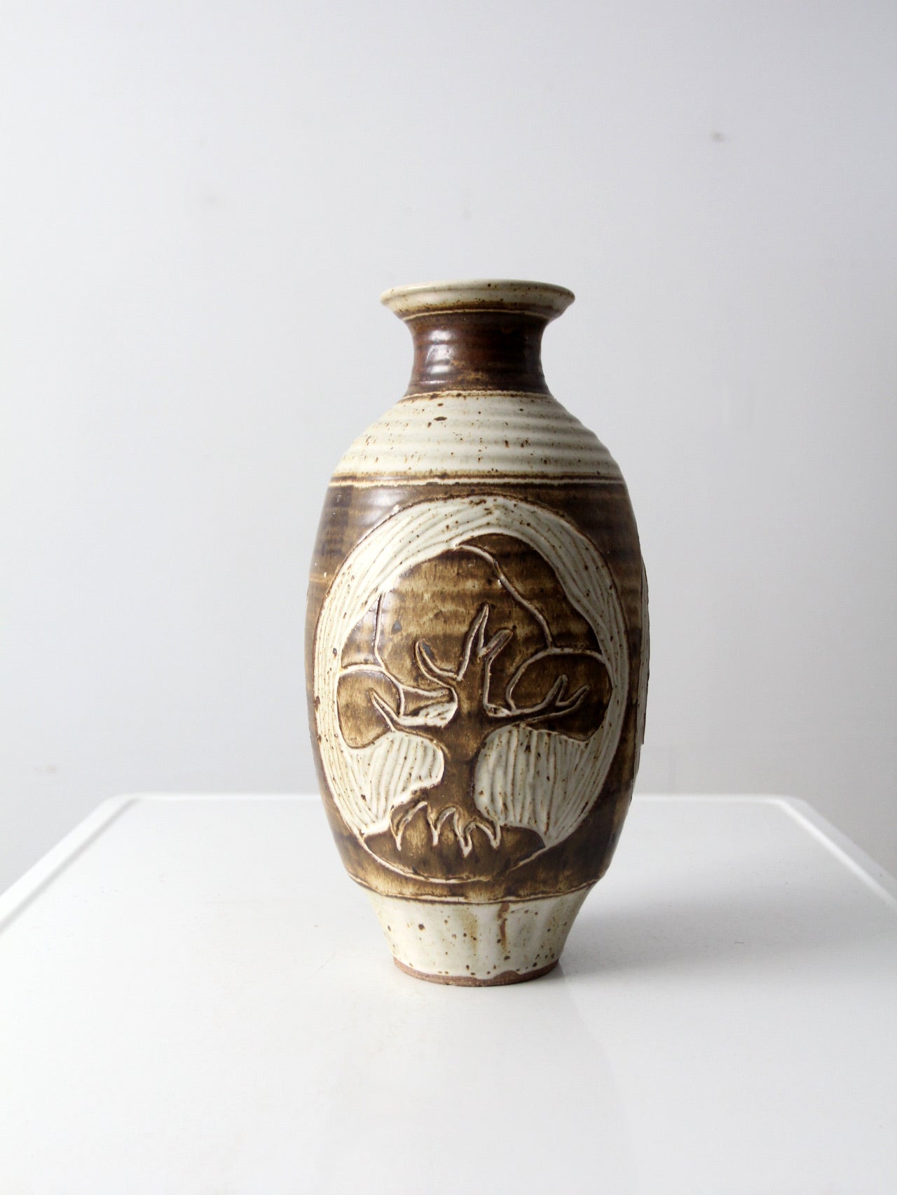 vintage studio pottery vase