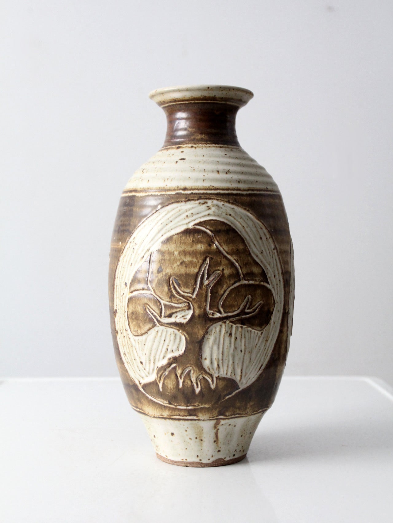 vintage studio pottery vase