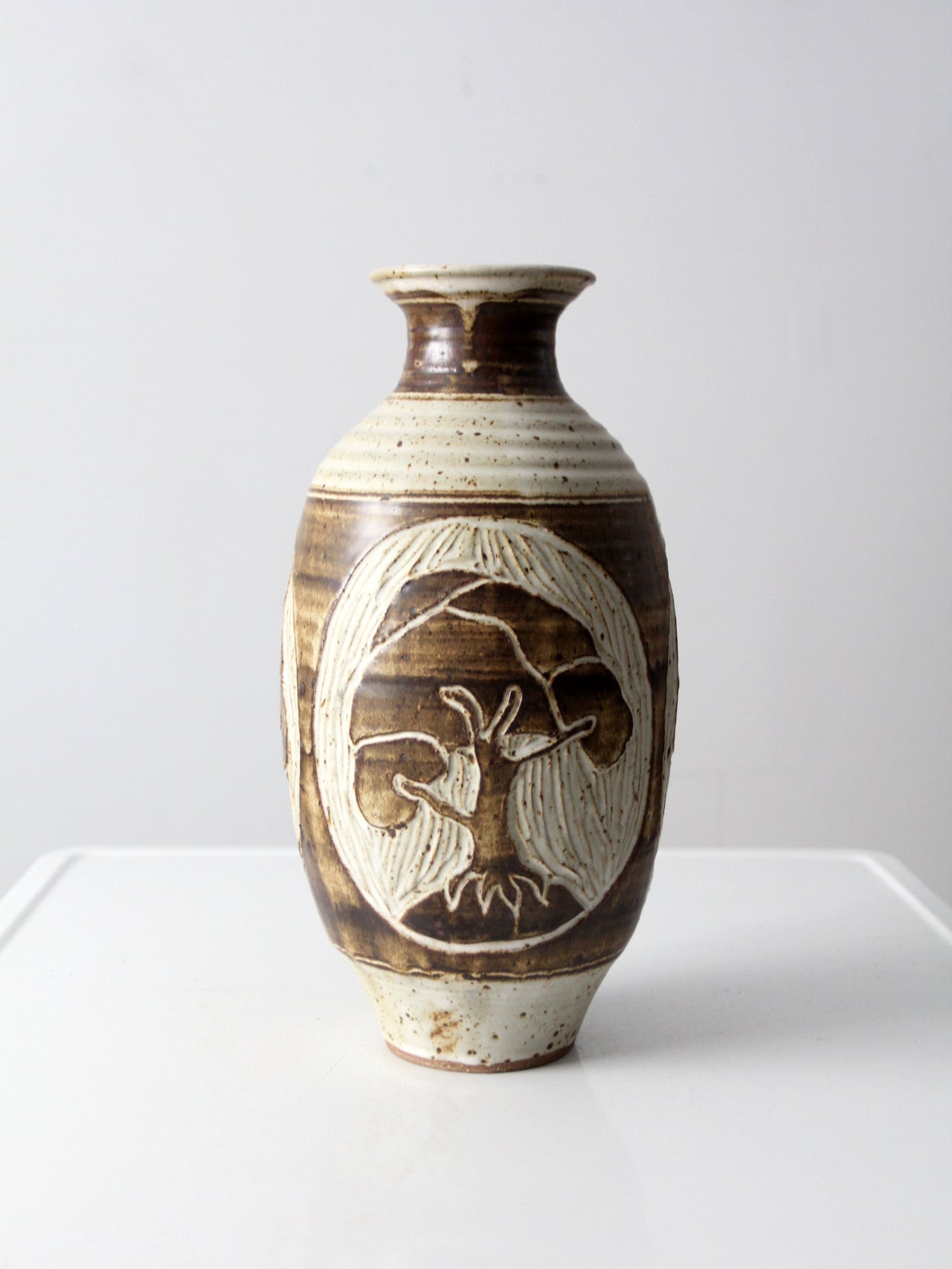 vintage studio pottery vase