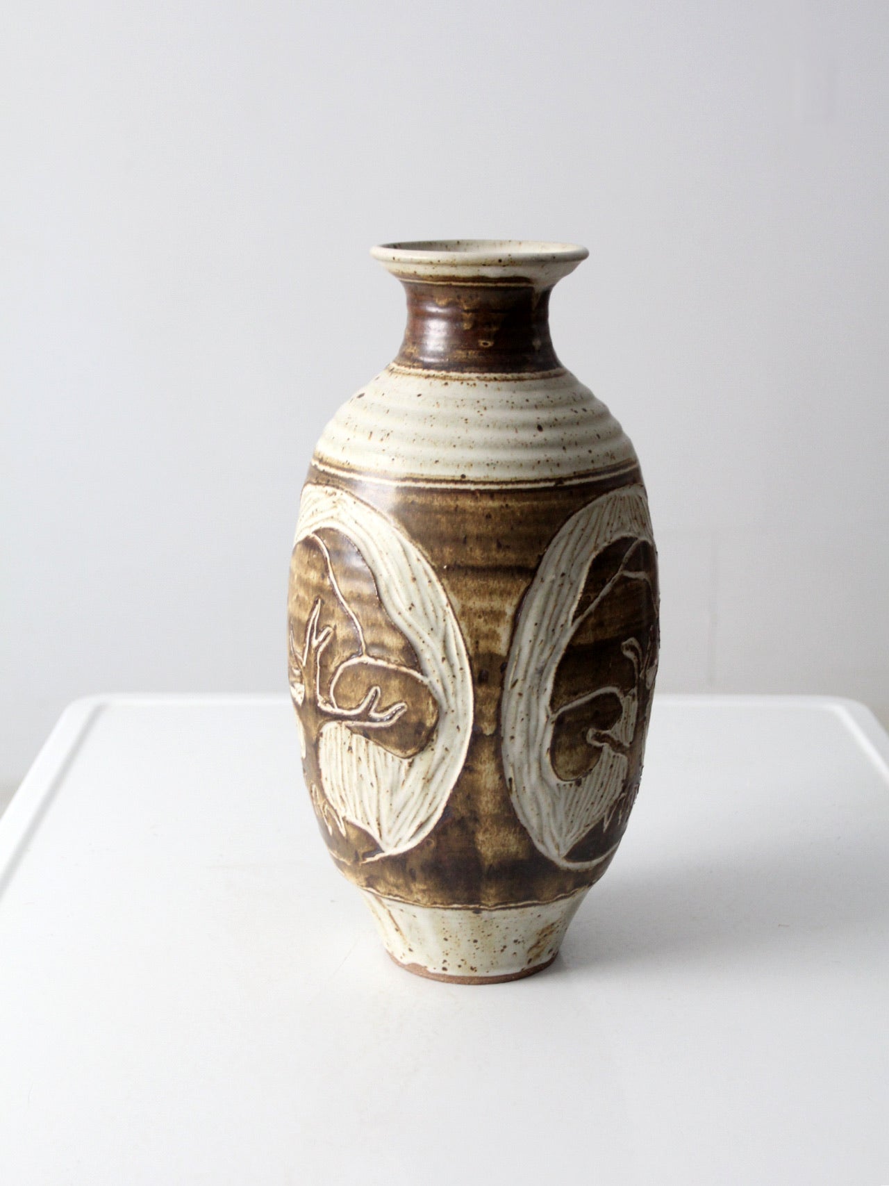 vintage studio pottery vase
