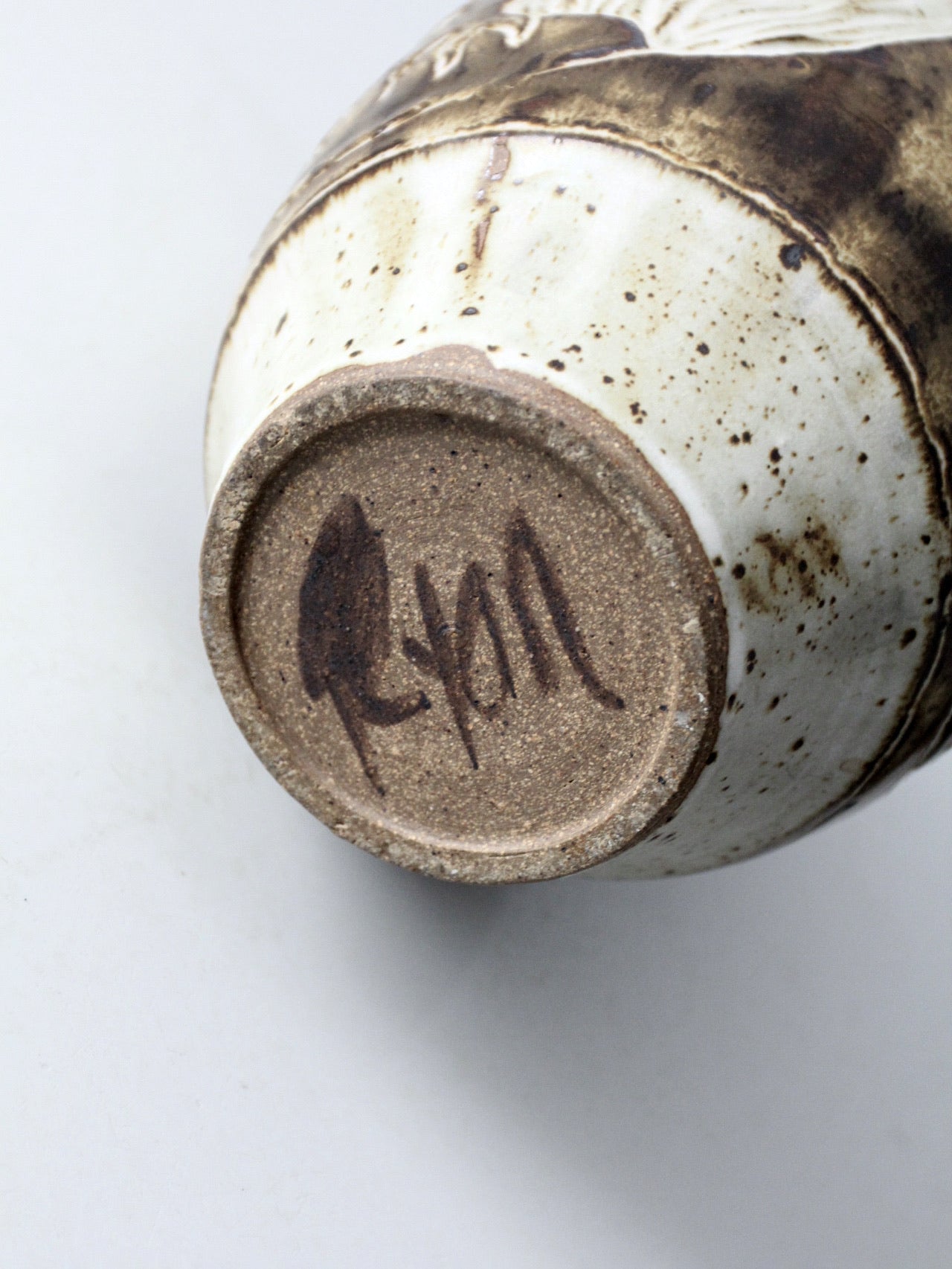 vintage studio pottery vase