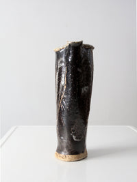 vintage studio pottery pitcher vase