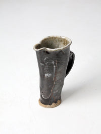 vintage studio pottery pitcher vase