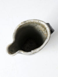 vintage studio pottery pitcher vase