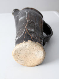 vintage studio pottery pitcher vase