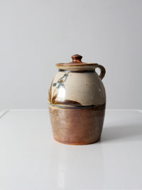 vintage studio pottery jug vase