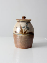 vintage studio pottery jug vase