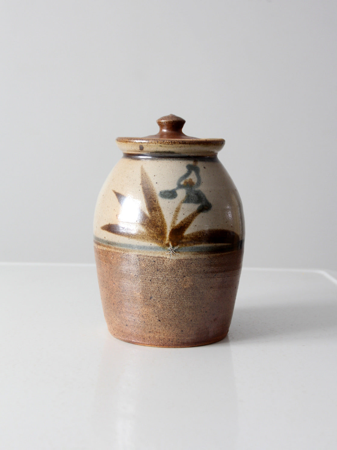 vintage studio pottery jug vase