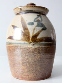 vintage studio pottery jug vase