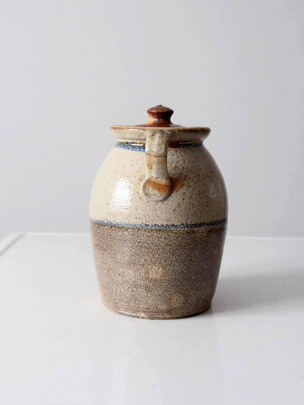 vintage studio pottery jug vase
