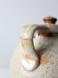 vintage studio pottery jug vase