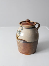 vintage studio pottery jug vase