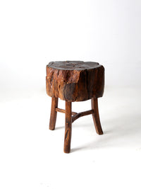 antique butcher block table