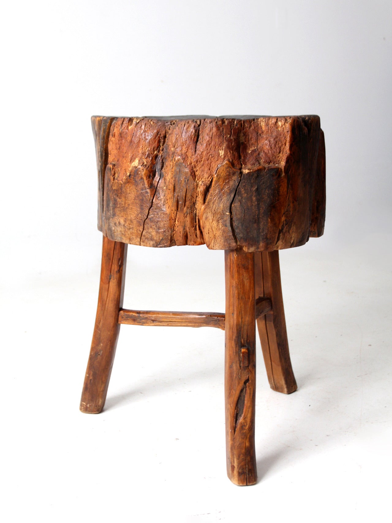 antique butcher block table