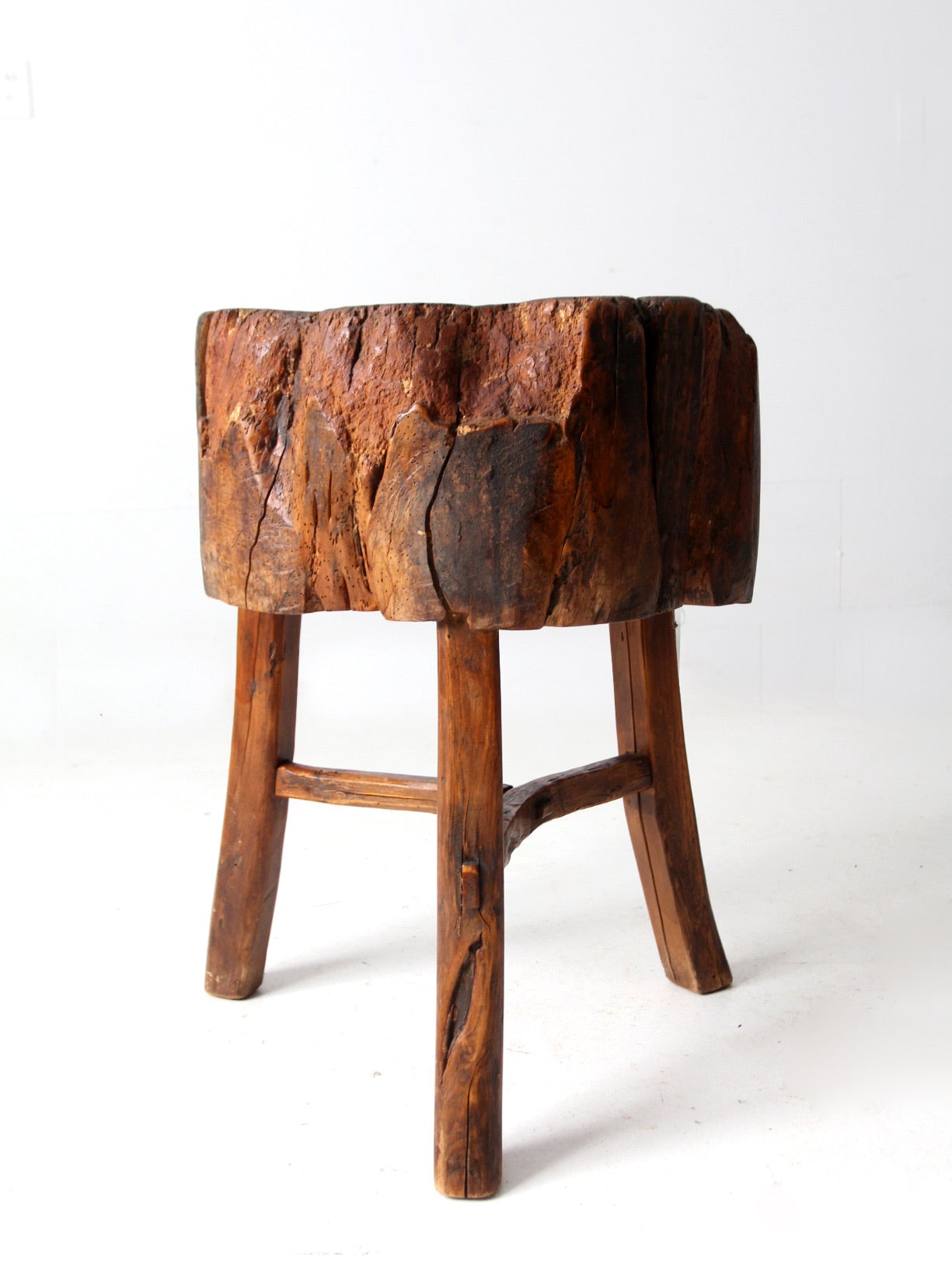 antique butcher block table