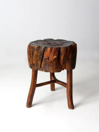 antique butcher block table